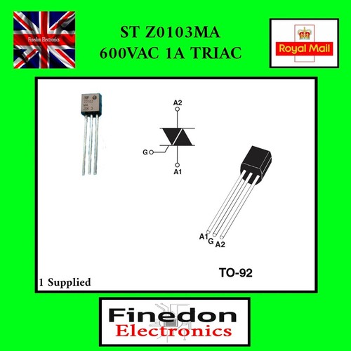 Z0103ma triac 600vac - st, 1a