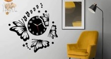 Butterfly wall clock