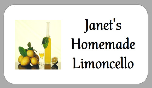 Mini limoncello stickers small - limoncello,