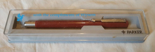 Cased parker fountain - cased, pen