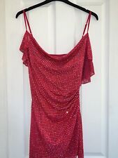 Pink Oh Polly Embellished Dress Size 8