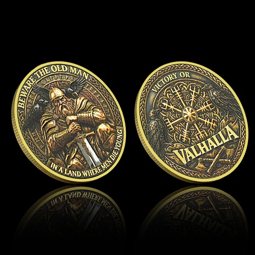 Viking valhalla coin norse - valhalla,