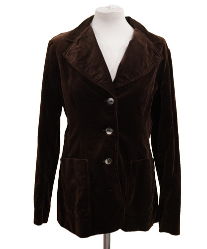 Vintage womens brown velvet - womens,