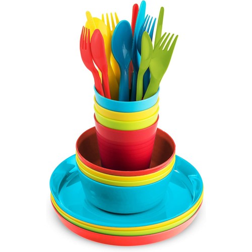 24pcs kids plates and - and, bowls