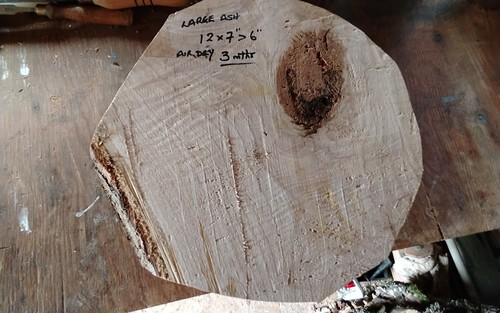 Large ash bowl - bowl, wood