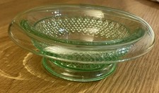 Vintage Green Glass Bowl