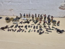 Job Lot Lead Figures Soldiers Animals Cowboys Indians Britains etc