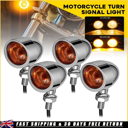 4pcs chrome universal cafe - chrome,