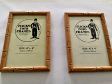 6x4 Photo Frames With Wood Effect A lot Of 2 - As Pictured - Free Postage.