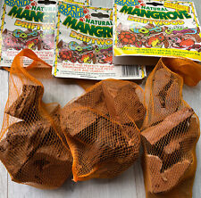 Natural Mangrove Driftwood  X 3 Packs For Small Animals ..Vivarium NEW