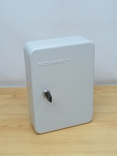 Vintage Securikey 20 Key Wall Mounted Metal Lock Box Safe + Original Key