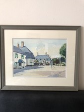 Maurice C Wilks Original Watercolour And Guache Painting 