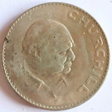 1965 CROWN - Winston Churchill Crown Coin