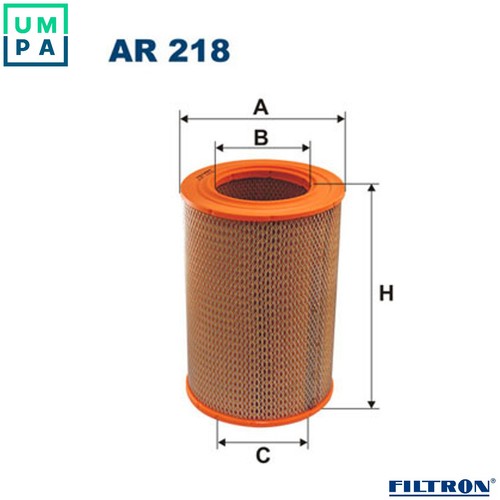 Air filter 218 for - filter, ar