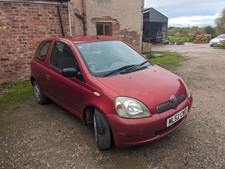 2002 Toyota Yaris 1.0 VVT-i 3dr HATCHBACK Petrol Manual 38k Miles - Long MOT