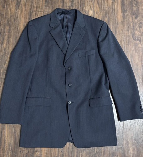 Navy burberry suit - jacket, 44l