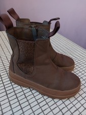 H&M Girls Brown Leather