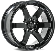 Alloy Wheels 18" 1AV ZX6 Black Gloss For Vauxhall Zafira Tourer [C] 11-19