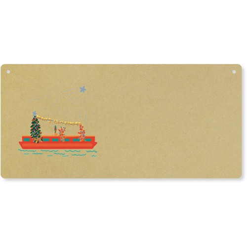 Christmas narrow boat - 'christmas,