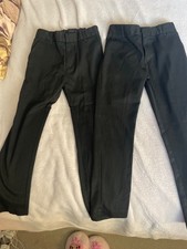 Boys black school trousers x