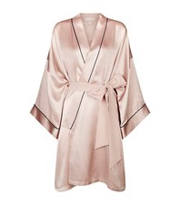 OLIVIA VON HALLE Silk Kimono Robe Mimi Belted Luxury Loungewear One Size RRP500
