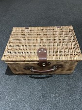 Wicker Picnic Basket Set for 2