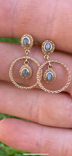 9ct gold unusual Agate drop