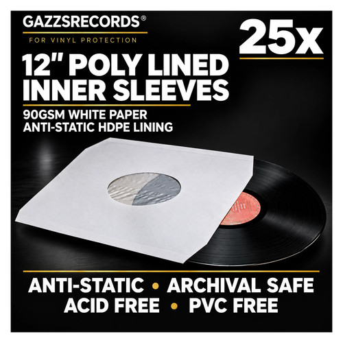 Inch poly lined vinyl - 12",