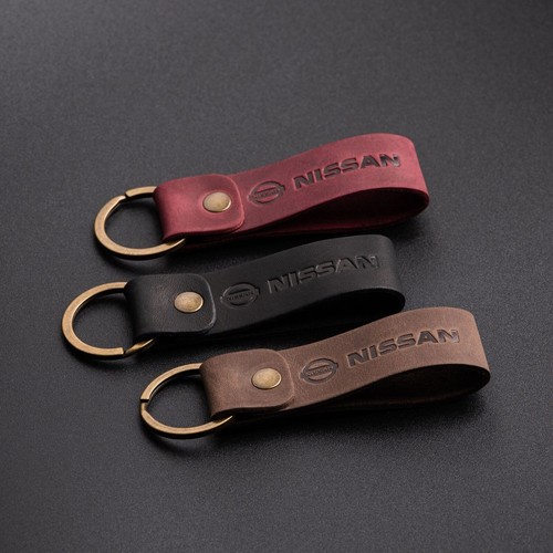 Leather keyring suitable - , for