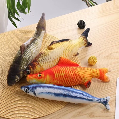 Cat toy playful fish - cat,