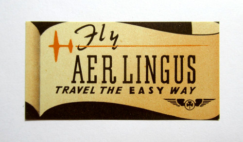 Vintage aer lingus luggage - vintage,