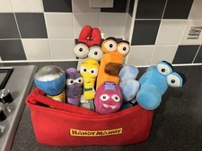 Disney Store Handy Manny Tool Box Soft Toy Set Complete With 8 Tools