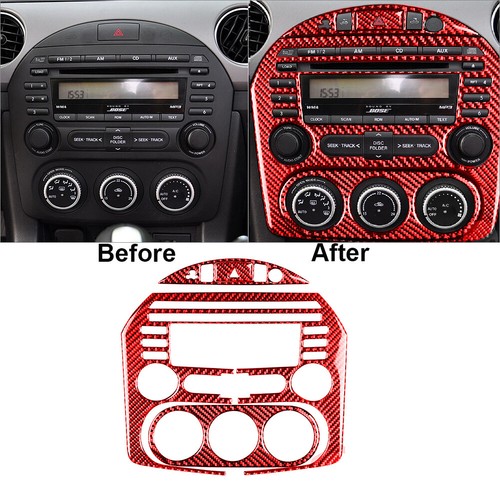 4pcs red carbon fiber interior - 4pcs,