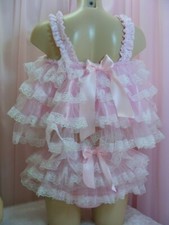 ADULT baby sissy satin