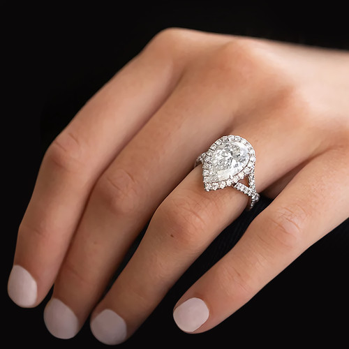 Diamond ring engagement - diamond,