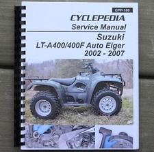 2002-2007 Suzuki Eiger LTA400 LTA 400 Auto ATV Quad SERVICE & REPAIR MANUAL