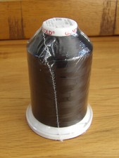 1005 Black   Sulky Rayon Thread 40 Wt. 5000m Cone sealed Free Postage