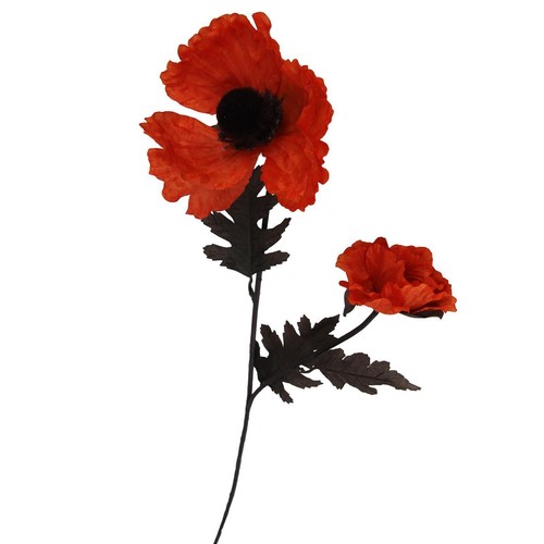 Head poppy spray - poppy,