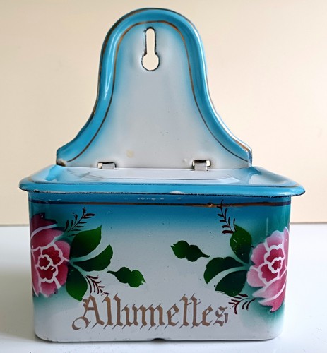 Antique enameled sheet metal - enameled,