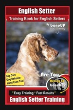 English setter training - setter, book
