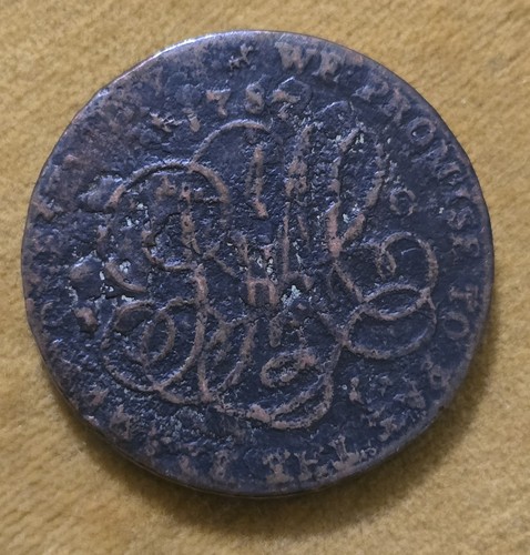 1787 anglesey druid token - anglesey,