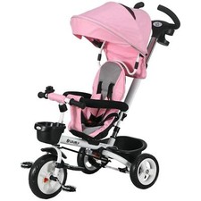 HOMCOM 6 in 1 Push Trike Bike