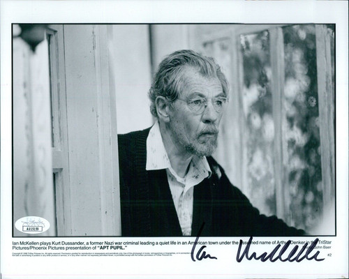 Ian mckellen apt pupil signed - mckellen,