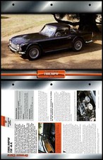 Triumph TR 4A - 1965 - Sports - Atlas Dream Cars Fact File Card