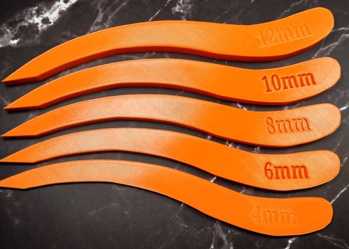 5pcs silicone mastic smoothing - 5pcs,