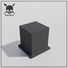 Square Base Elevated Display