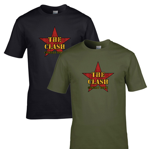 The clash shirt combat rock - the,