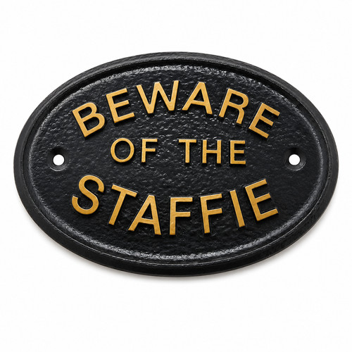 Beware the staffie house - staffie,