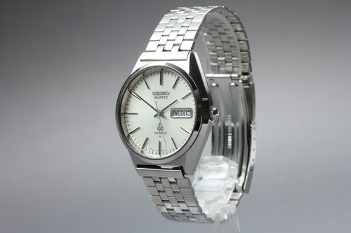 Seiko type 7546 8000 white - seiko, 7546-8000