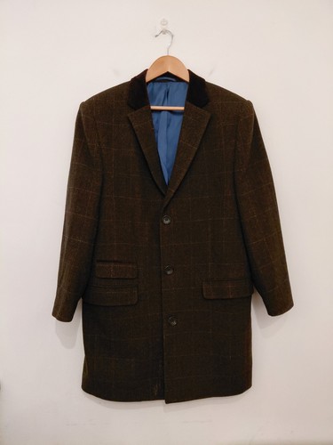 Moss bros tweed chesterfield - moss,